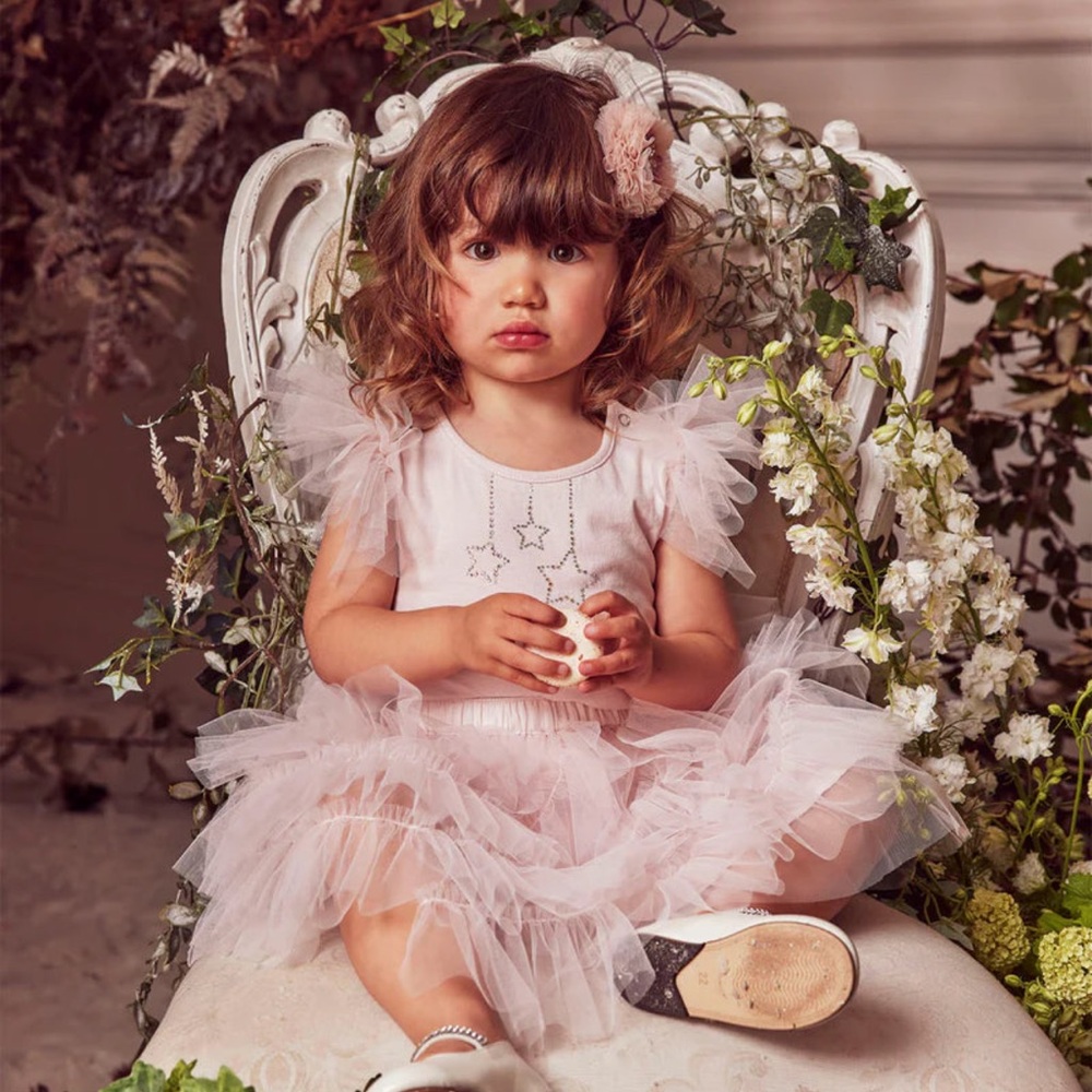 Tutu Du Monde porcelain pink onsie